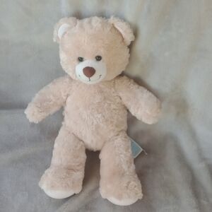 Build-A-Bear stuffed animal Teddy toy 17-in light brown tan curly swirl